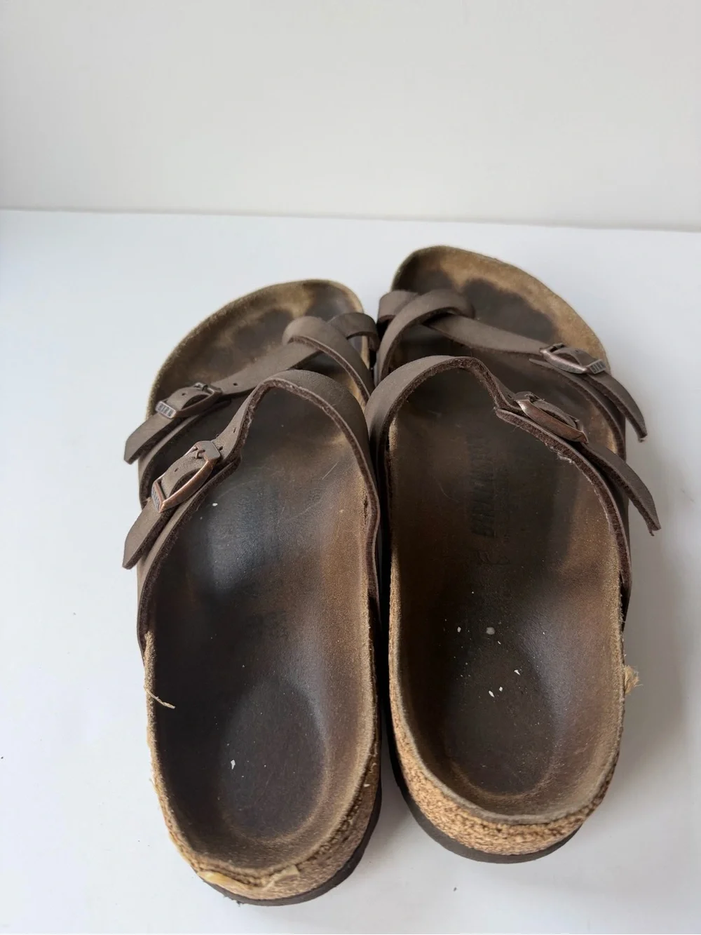 BIRKENSTOCK Mayari Birko-Flor Vegan Mocha Toe Sandals Size EU 40 Women’s US 9.5